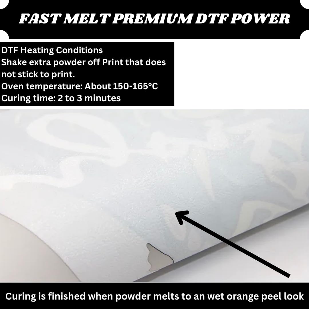 Fine White or Black DTF Powder 35.3oz 1000g Digital Transfer Hot Melt