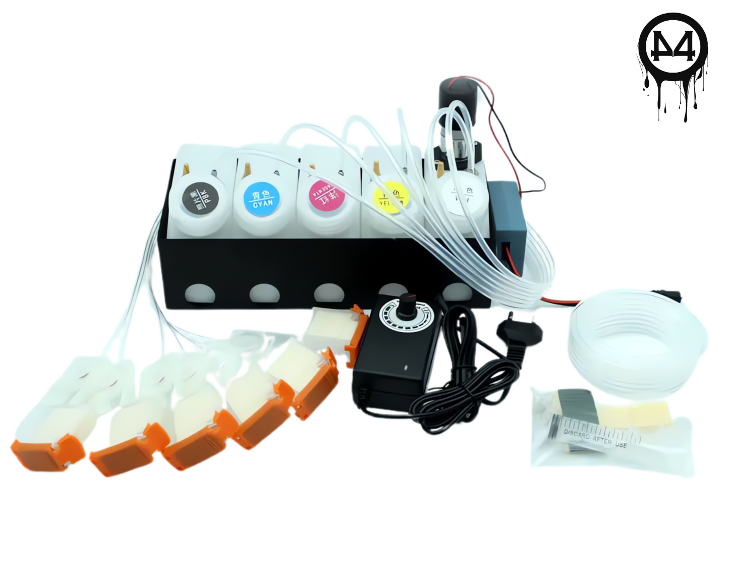 XP15000 DTF CISS System – White Ink 250ML Tank with Timer Stirrer & Adjustable Voltage Power | For Epson XP-15000 XP-15080 XP-15010