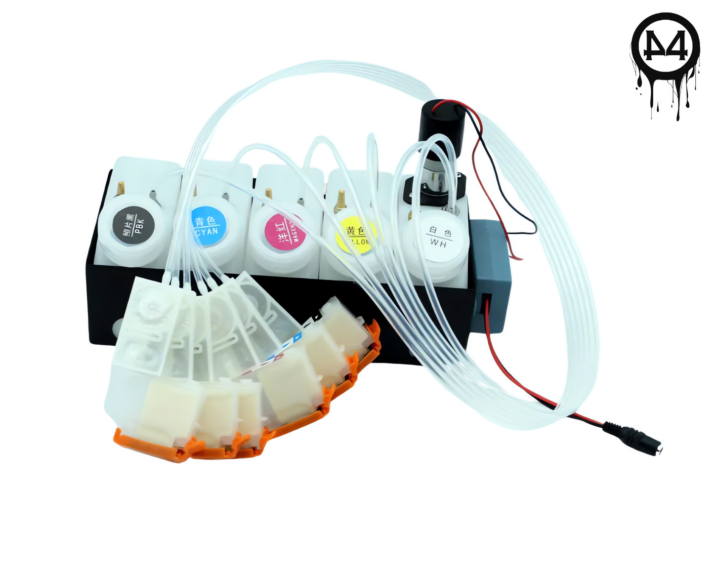 XP15000 DTF CISS System – White Ink 250ML Tank with Timer Stirrer & Adjustable Voltage Power | For Epson XP-15000 XP-15080 XP-15010