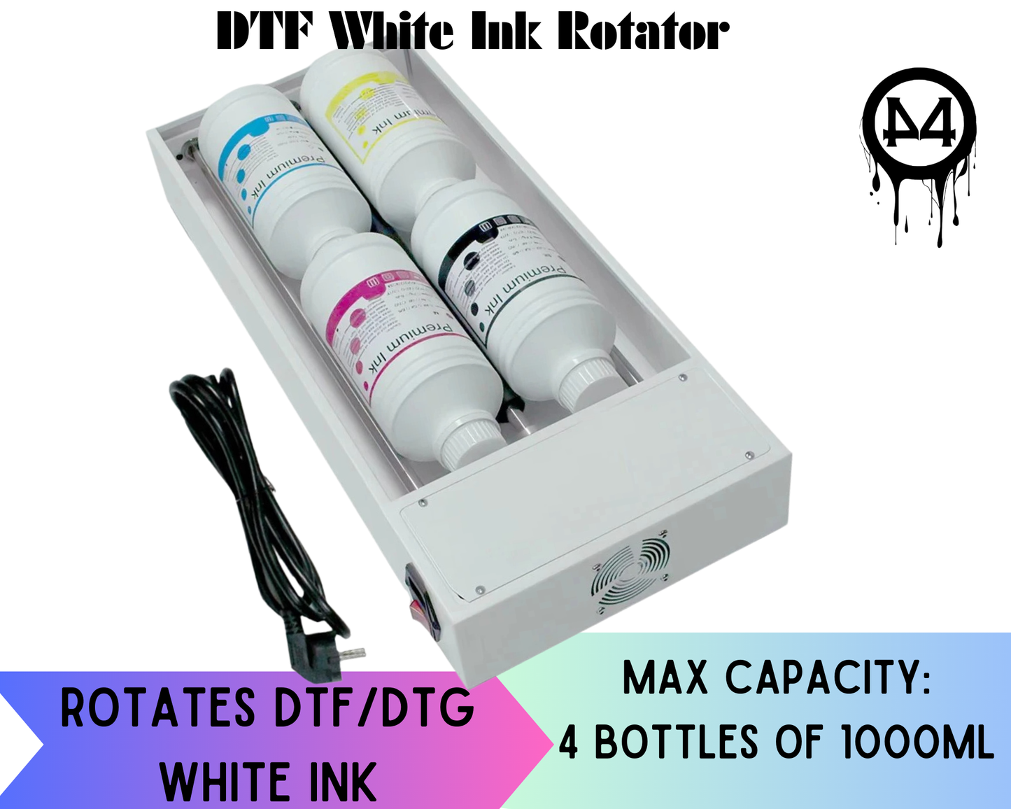 White Ink DTF Rotator Machine