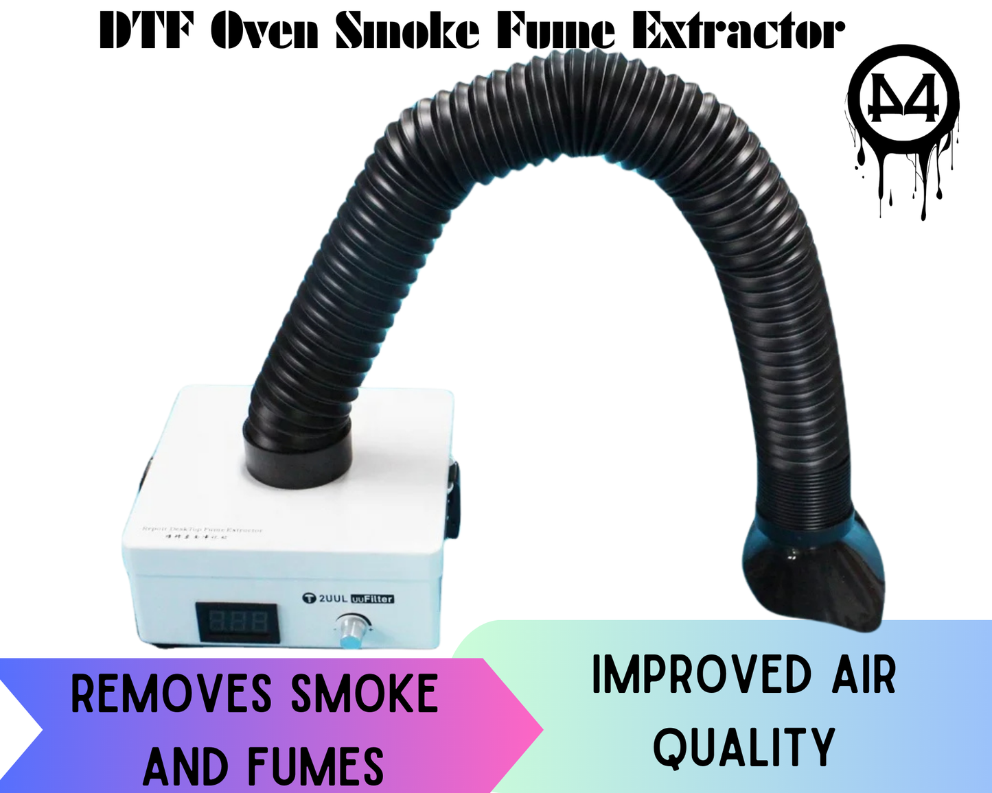 DTF Curing Oven Smoke Fume Extractor for Direct to Film Printing