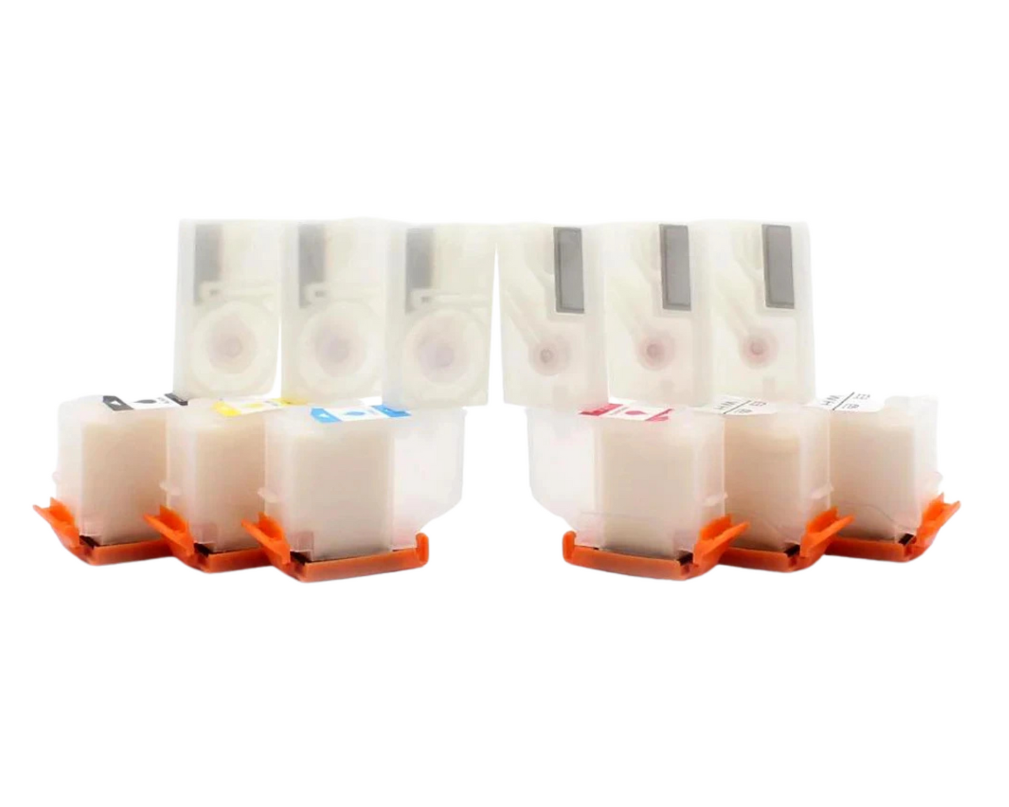 XP-15000 DTF Cartridge Kit – No Chip, 6PCS Ink Cartridge + 6 Damper