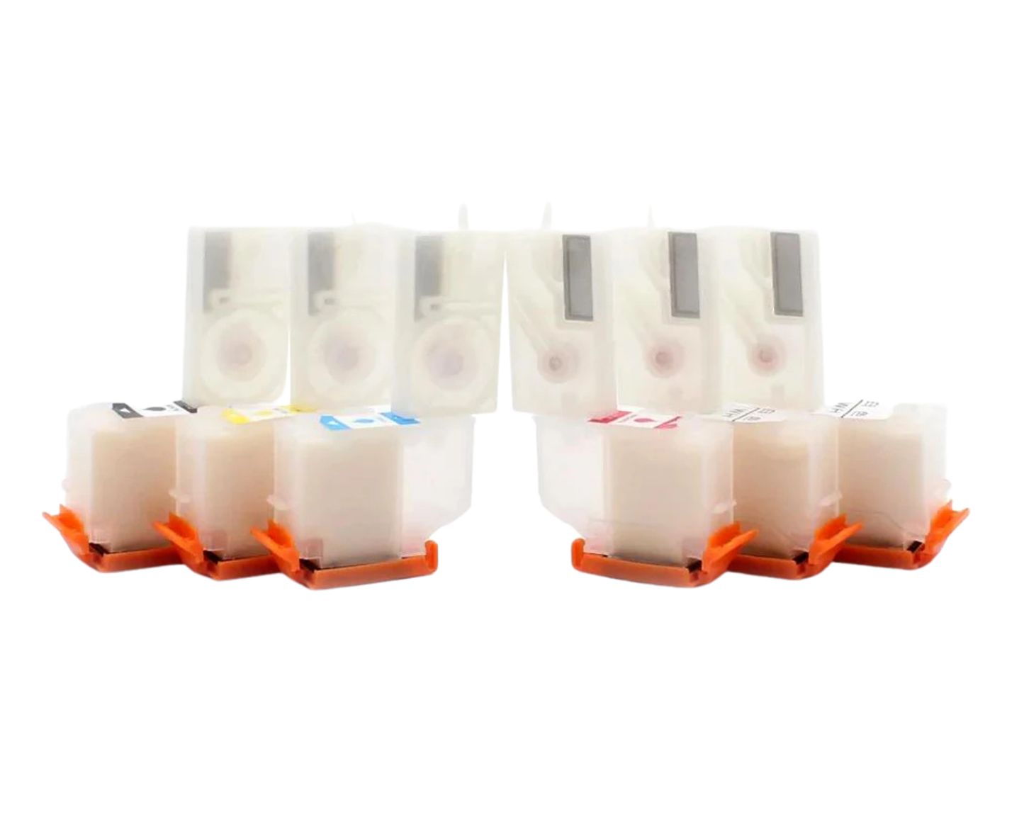XP-15000 DTF Cartridge Kit – No Chip, 6PCS Ink Cartridge + 6 Damper